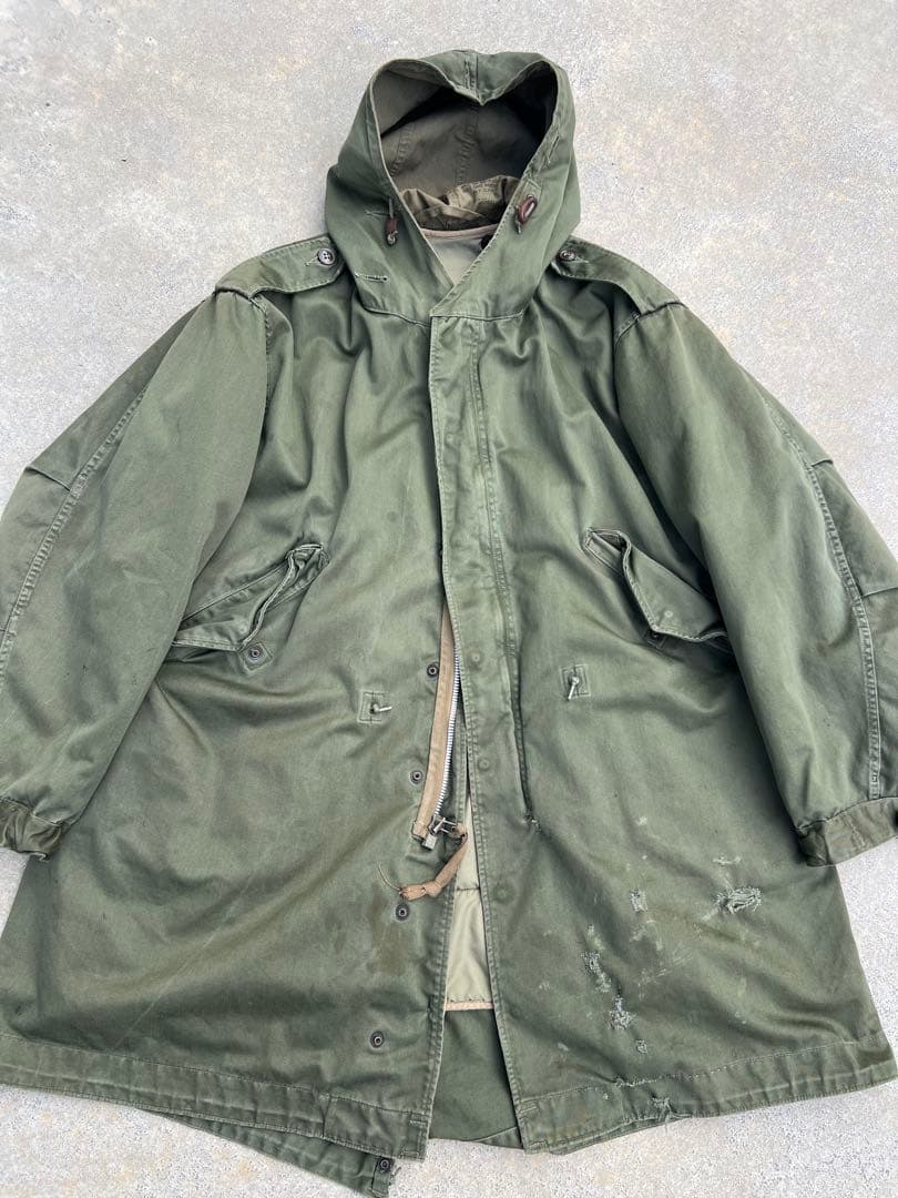 anytee購入【50s前期 】M51パーカーモッズコートMコットンサテン