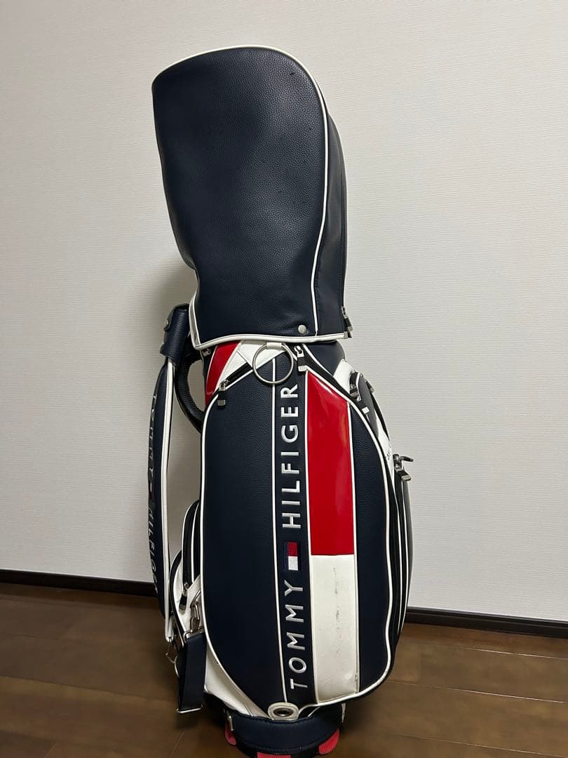 福岡太郎　  キャディバッグ ネイビー