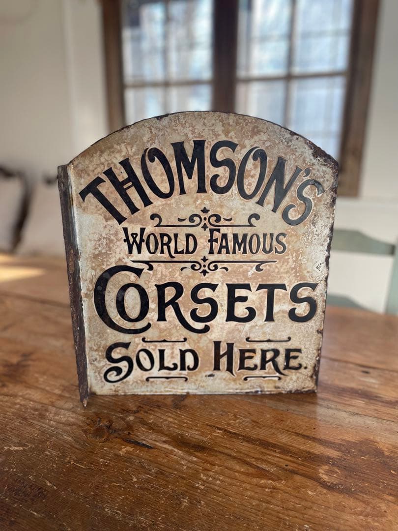 激レア　両面ロゴ　ホーローサイン