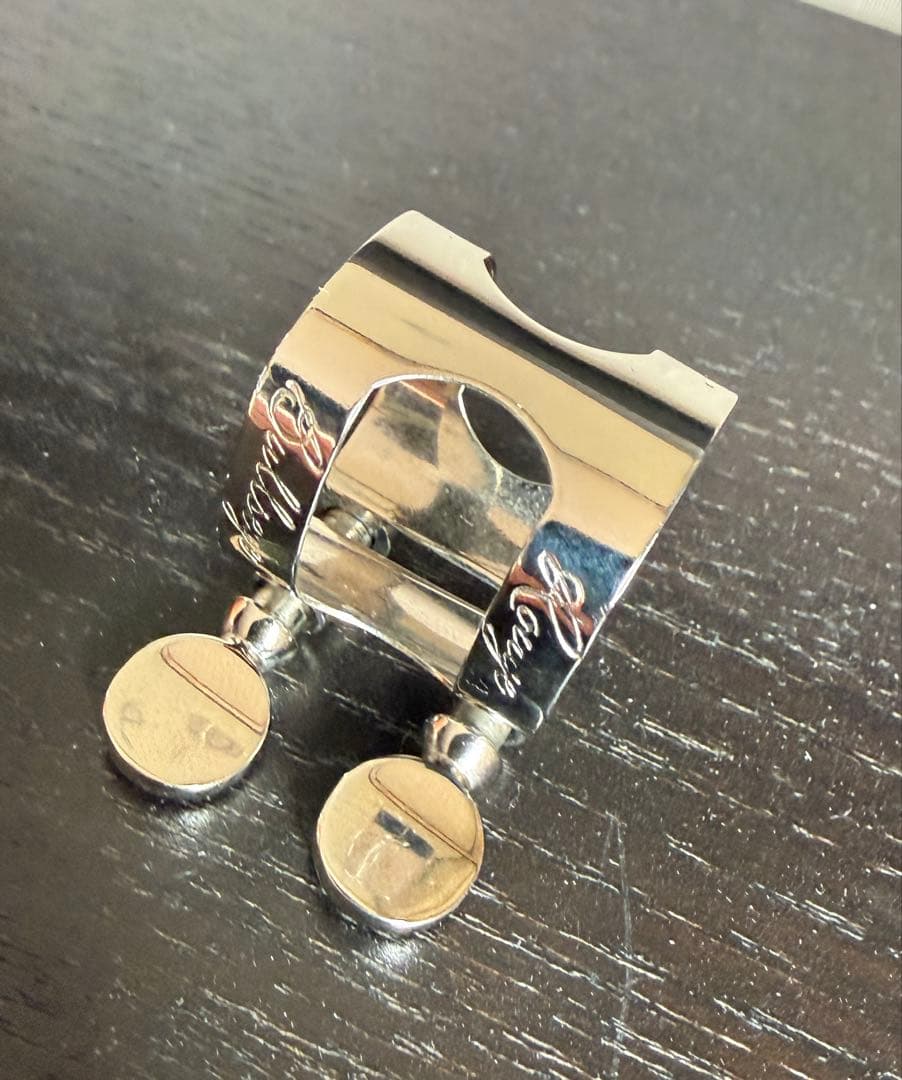 T*.様 ブルズアイ HOT ガーデラテナーメタル用 リガチャ 厚がけ銀メッキ(