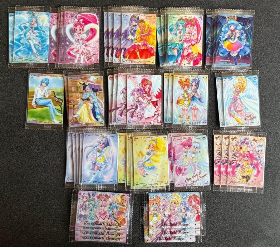 プリキュアウエハース 第2弾〜11弾 まとめ売り217枚 レア有