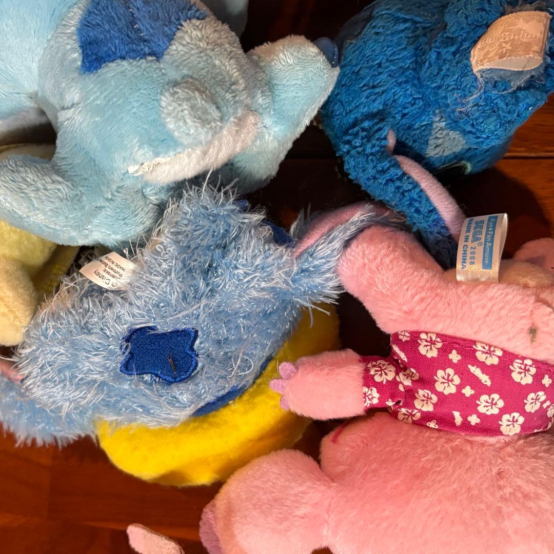 【まとめ売り】ディズニー　スティッチ　ぬいぐるみ　グッズ　(8-028)