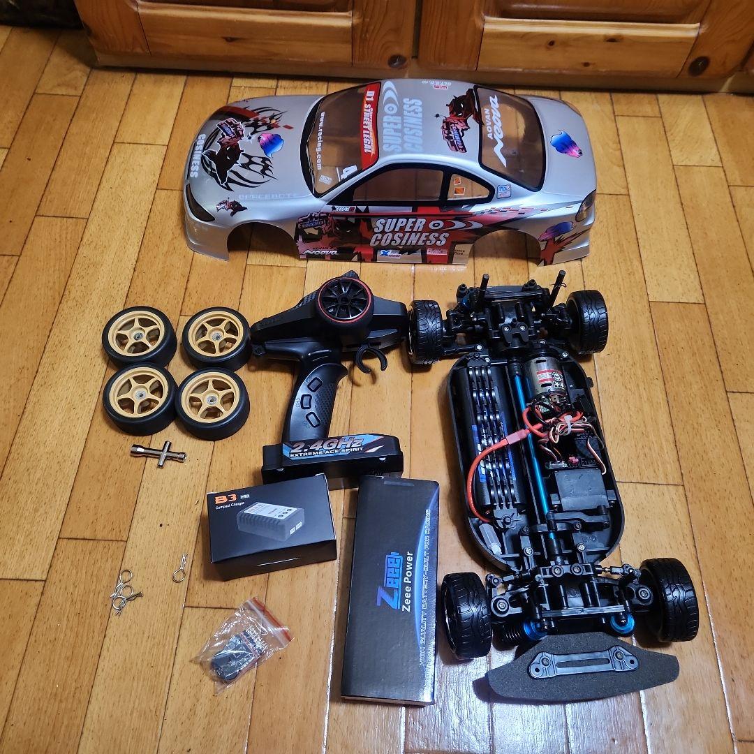 タミヤ ドリフト ラジコン フルセット　TT01　　シルビアボディ　　　tt02