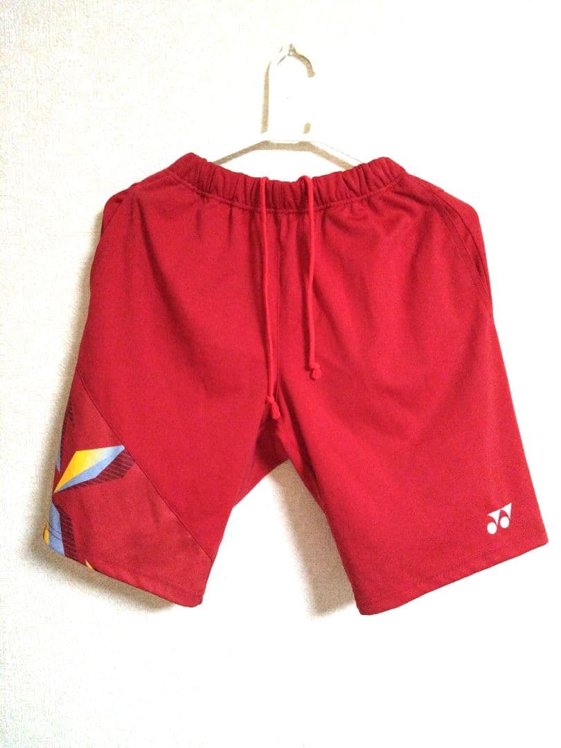 YONEXヨネックスレッドハーフパンツ
