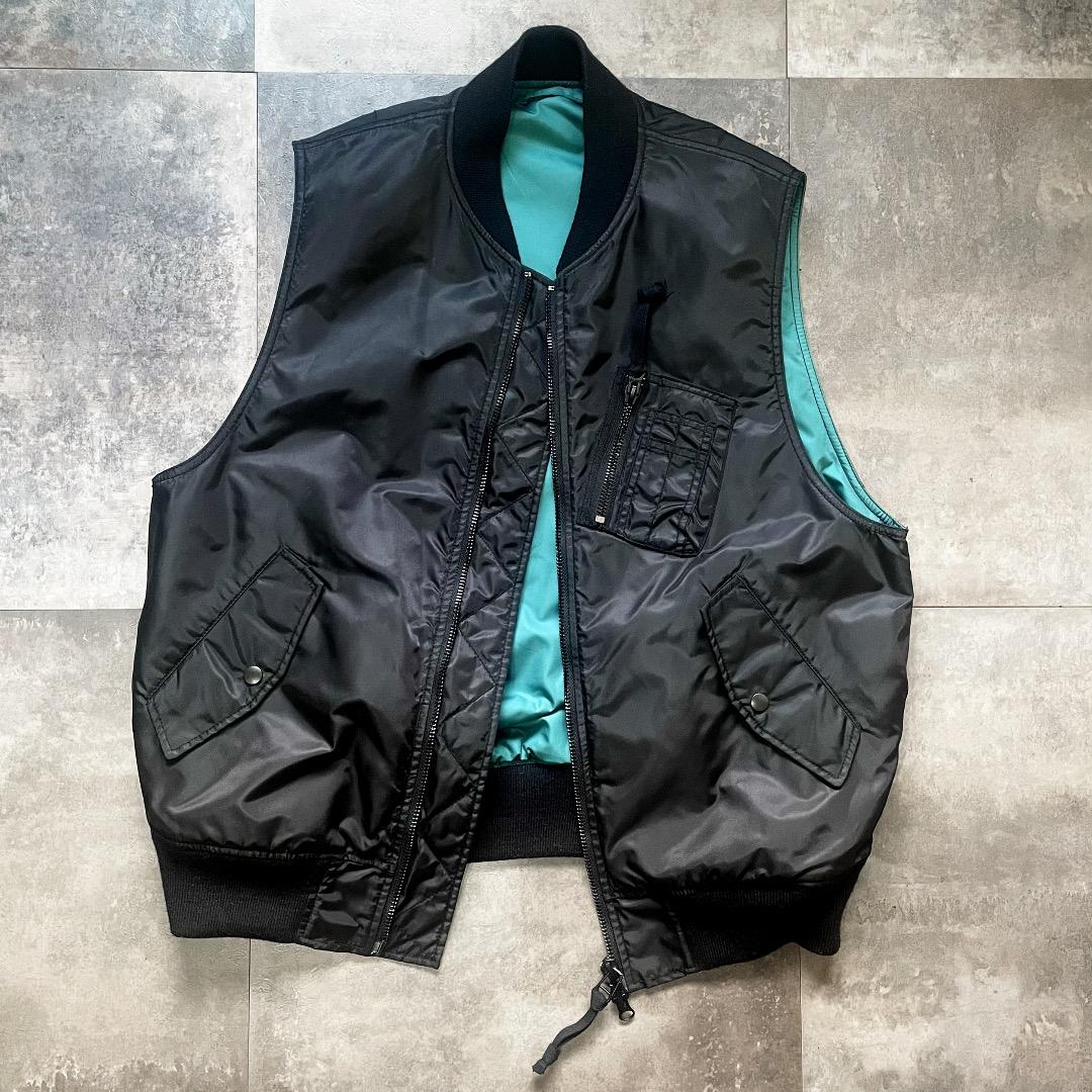 monkey time ベスト MA-1 黒 united arrows