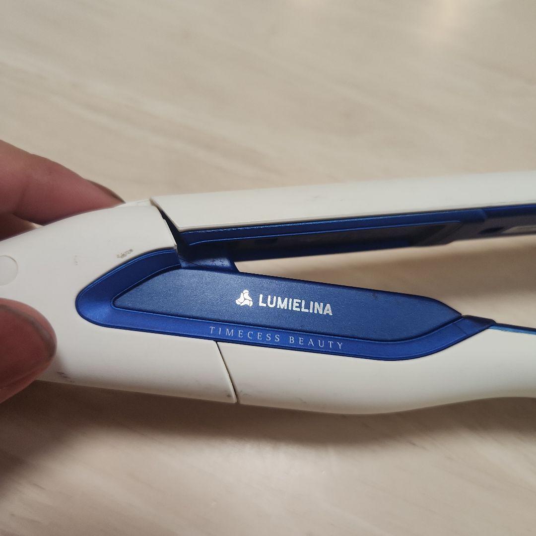 3D Plus ストレートヘアアイロン ホワイト/ブルー