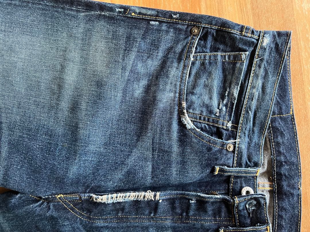 Levi’s S501XX 大戦モデル復刻 ダメージ加工 日本製 W36 L36