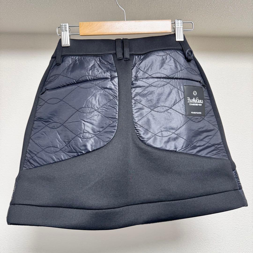 26年モデル パーリーゲイツ PERTEX QUANTUM中綿 セットアップ 黒