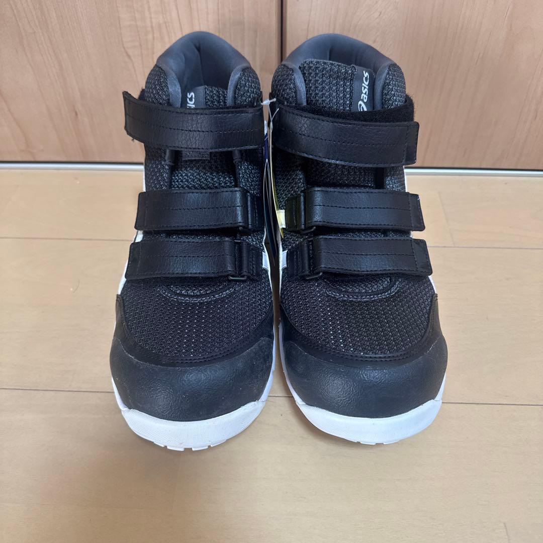 ASICS 安全靴 ベルクロ式 ブラック/ホワイト