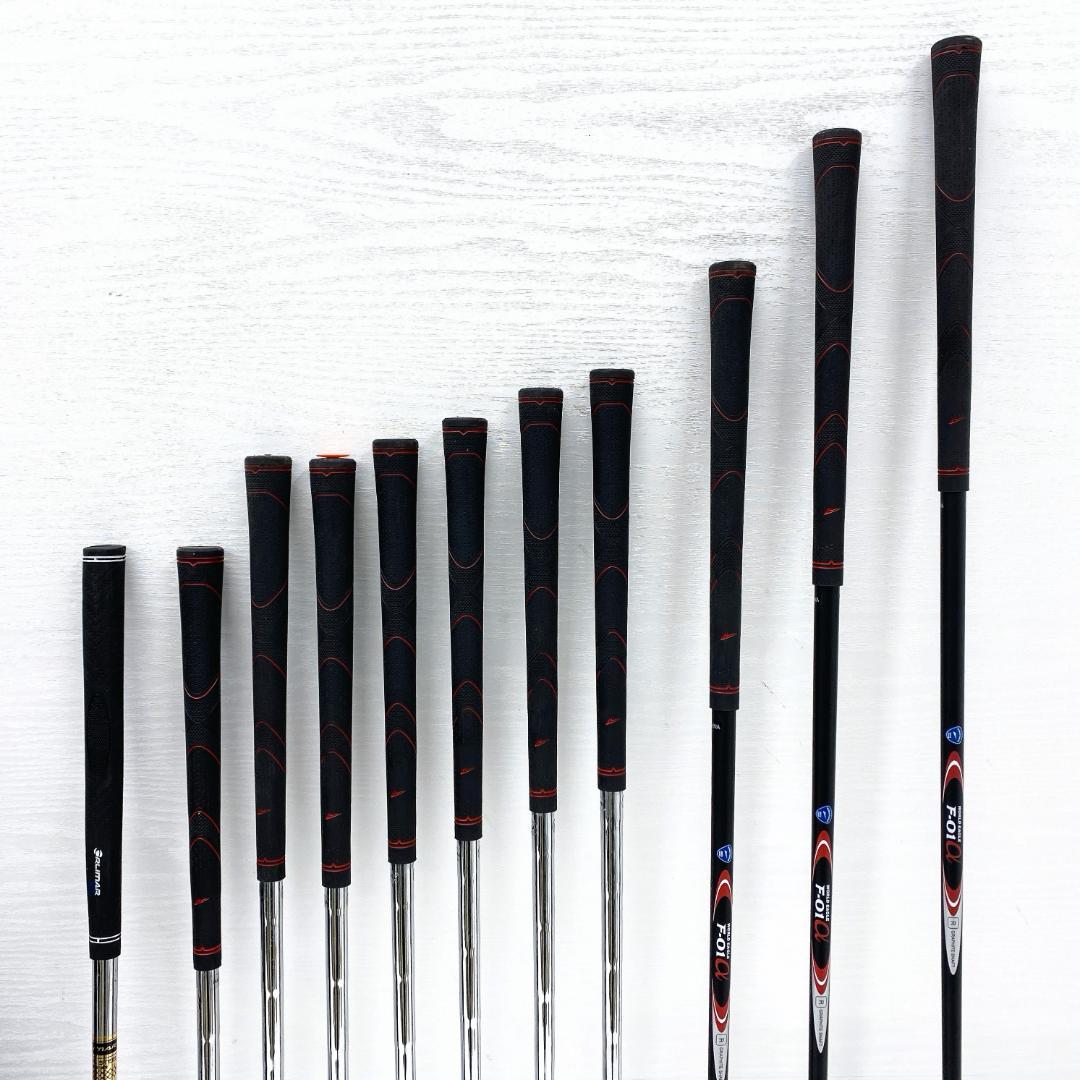 【左利き/レフティ】 ワールドイーグル ゴルフクラブ 初心者 セット 11本 R