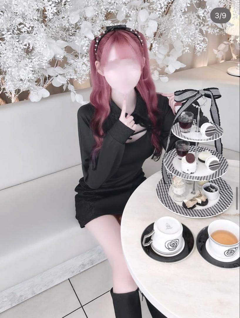 Honeymew ハニーミュウ レーススウェットタイトワンピース