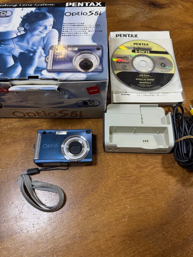【美品＆箱付き】PENTAX Optio S5i オールドコンデジ ペンタックス