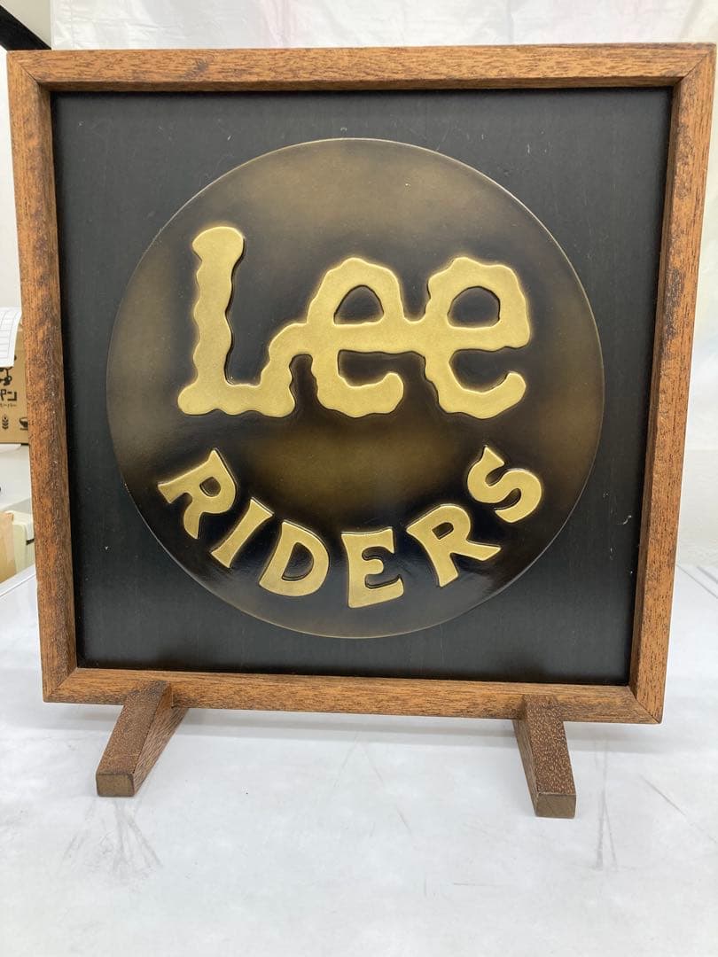 【激レア】Lee Riders 木製フレーム　ディスプレイ　看板　アンティーク