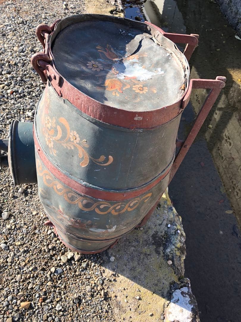 ヴィンテージ ミルク缶