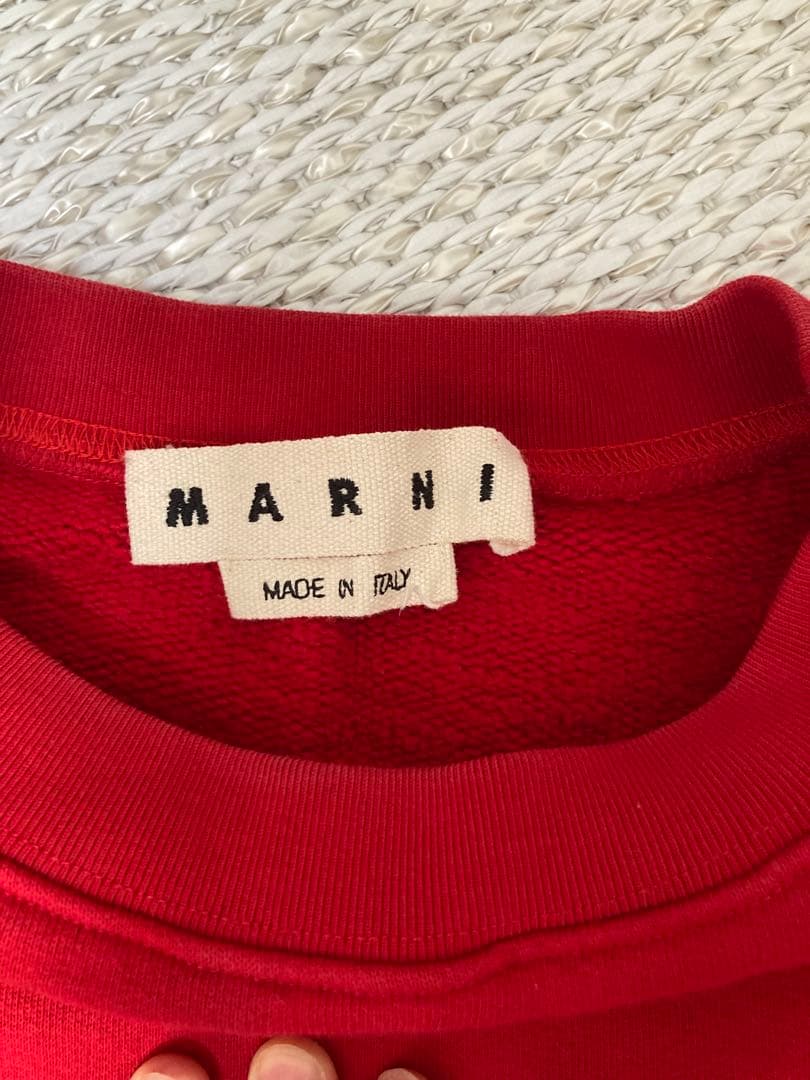 【美品】MARNI スウェット(19AW Patched Sweatshirt)