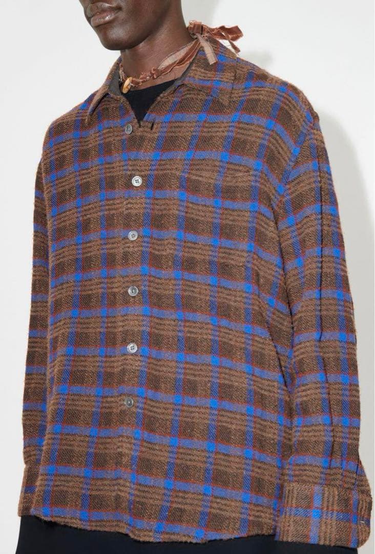 《 OUR LEGACY 》Above Shirt 48 チェック シャツ