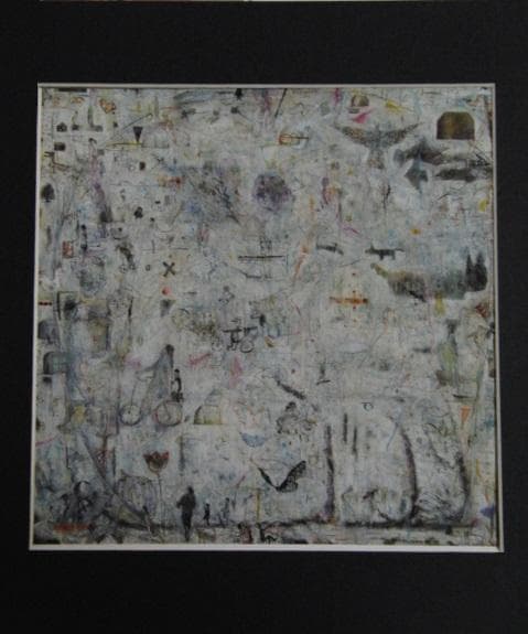 平澤重信、【あなたの隣の向こう側】、希少な画集画、新品高級額・額装付