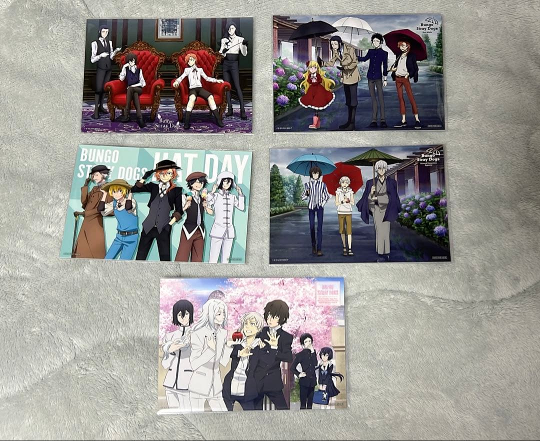 文豪ストレイドッグス　AGF2019 ポストカード 5枚セット