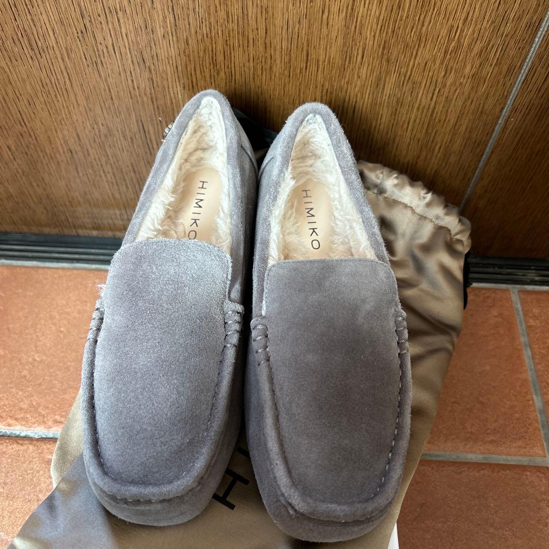 卑弥呼　モコモコシューズ　シープグレー