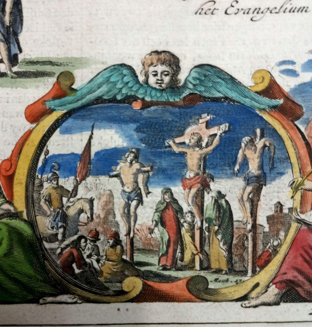 額装品 17世紀　ストペンダール「CANAAN」　イスラエル　聖地　稀少