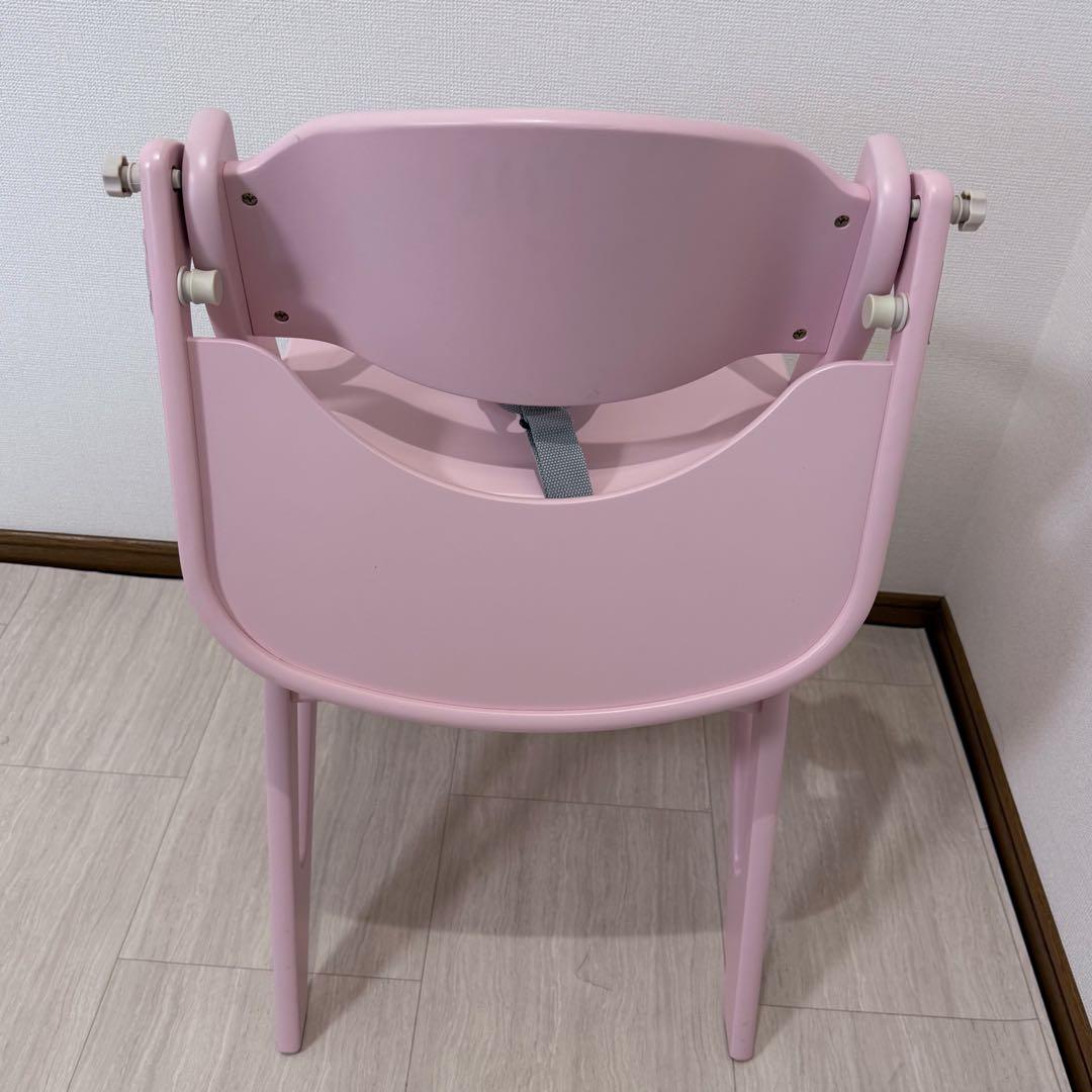 【使用期間短】大和屋 アッフルソルベチェア ピーチ ベビーチェア