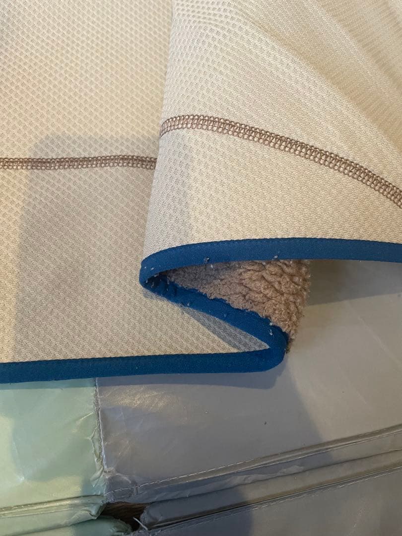 patagonia フリース ベスト Sサイズ ベージュ/ブルー　パタゴニア