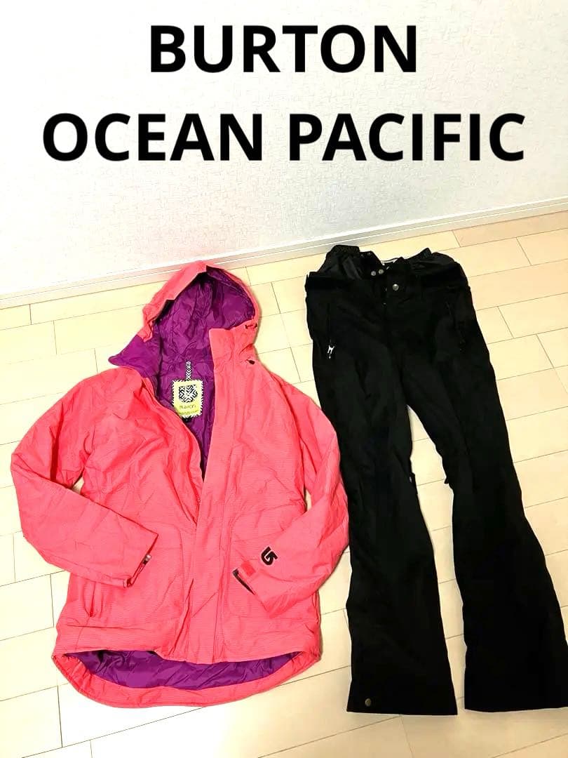 BURTON OP スキー スノボ ウェア レディースS 上下セット バートン