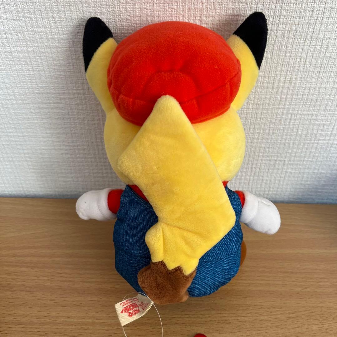 マリオピカチュウ ぬいぐるみ　マリオ　ポケモン