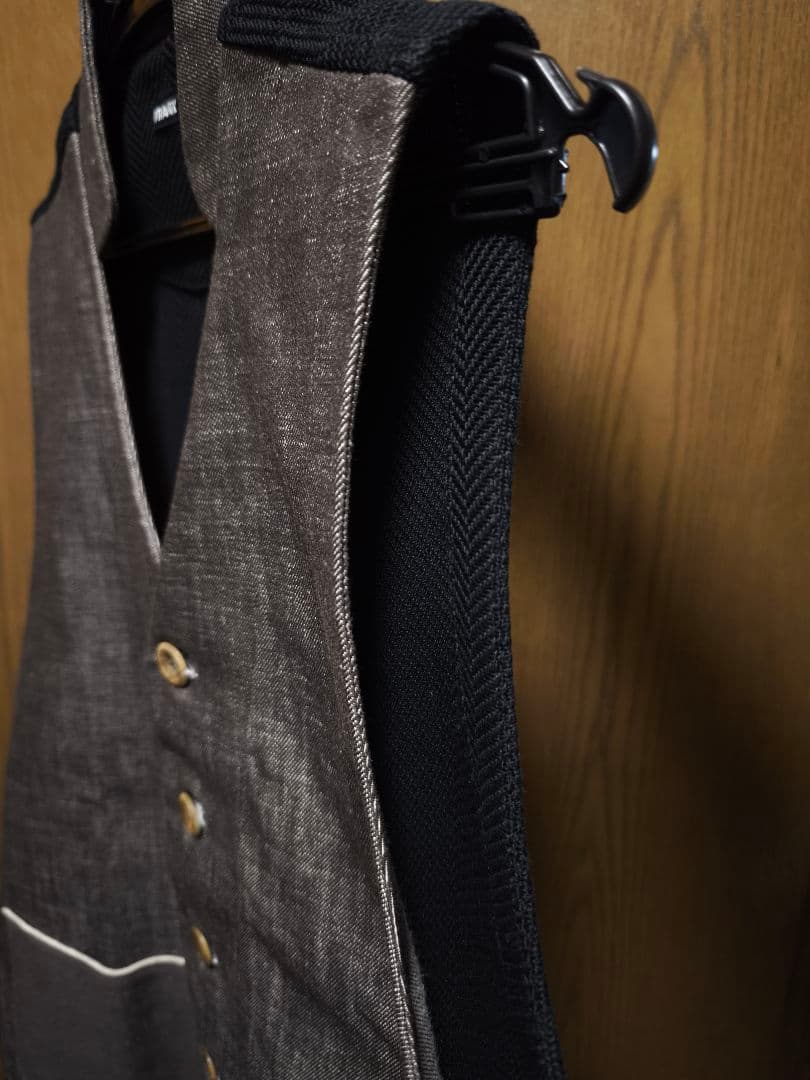 フランクリーダー　×　SLOW＆STEADY別注　ジャーマンデニムベスト　S