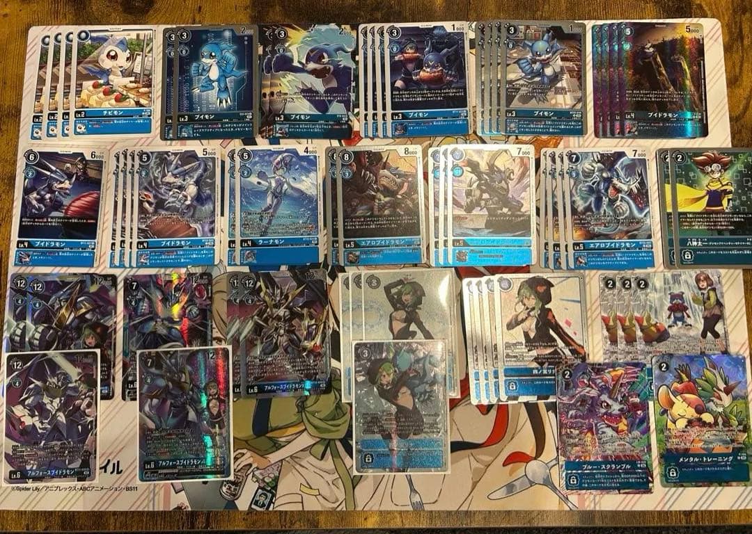 デジカ　アルフォースブイドラモン　デッキ　（パラレル入り）