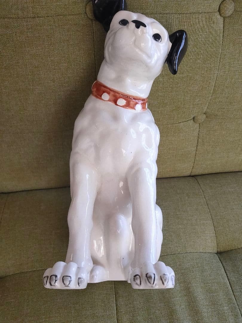 陶器製犬の置物3匹セット