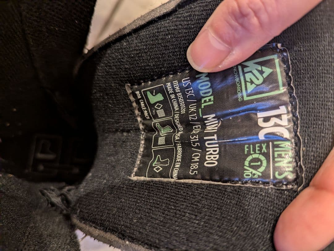 美品】K2 スノーボード バインディング付き 子供用 18.5cm キッズセット