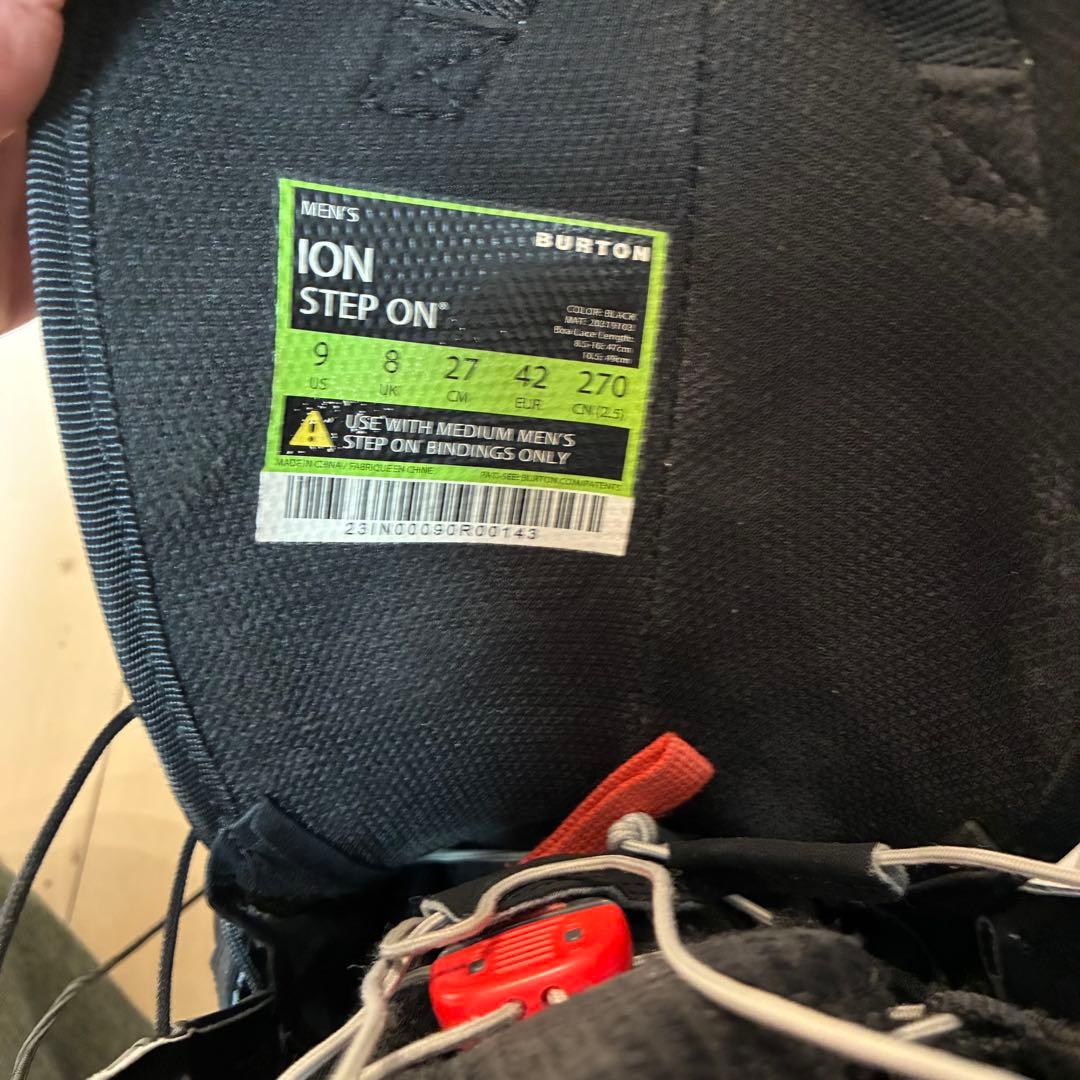スノーボード Burton step on ion 27 cm