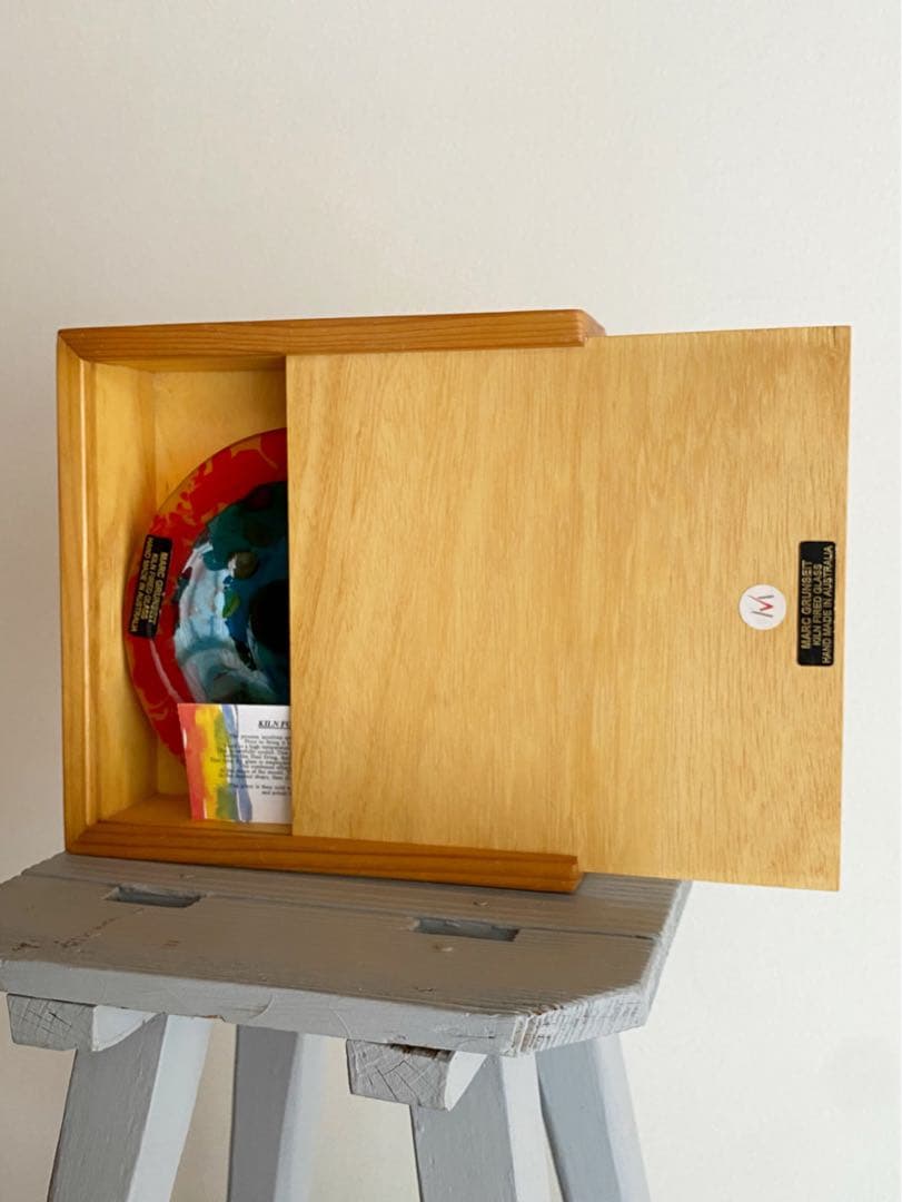 オーストラリア アンティーク ビンテージ 器 ガラス クリア 地球 太陽 新品