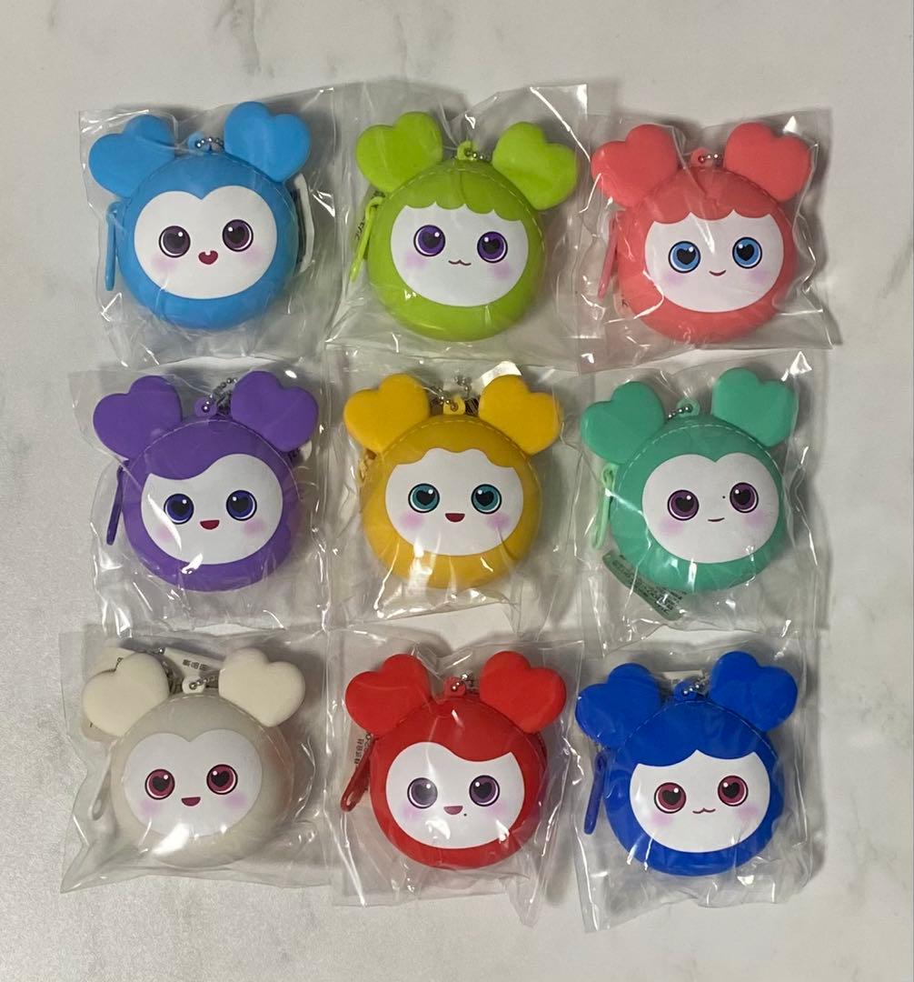 TWICE GiGO シリコンミニウォレット コンプリートセット