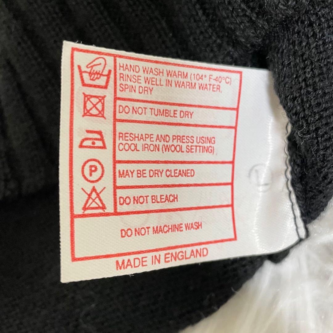 【美品】ジョンスメドレー　タートルネックニット・セーター・ウール・MED・M