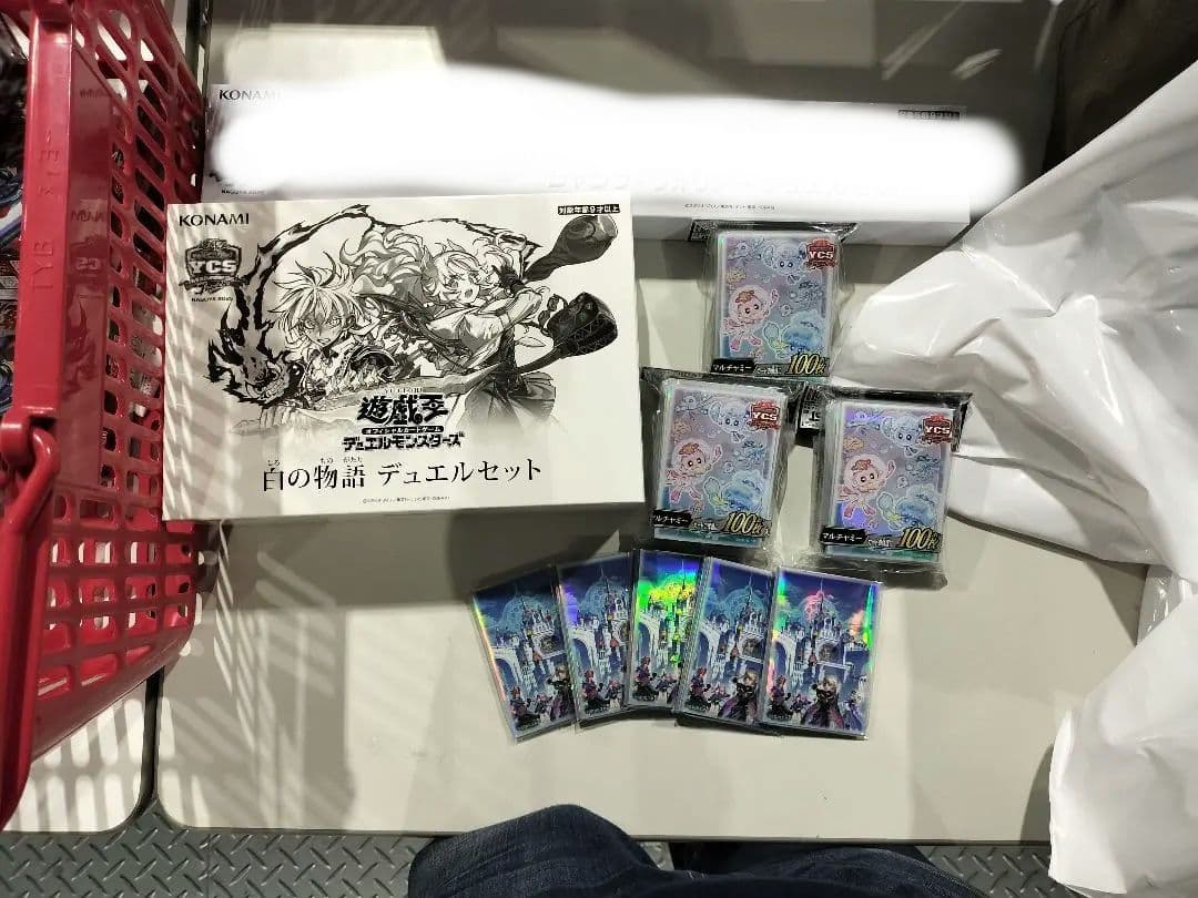 遊戯王 YCSJデュエルセット 白の物語 マルチャミー、特典スリーブセット