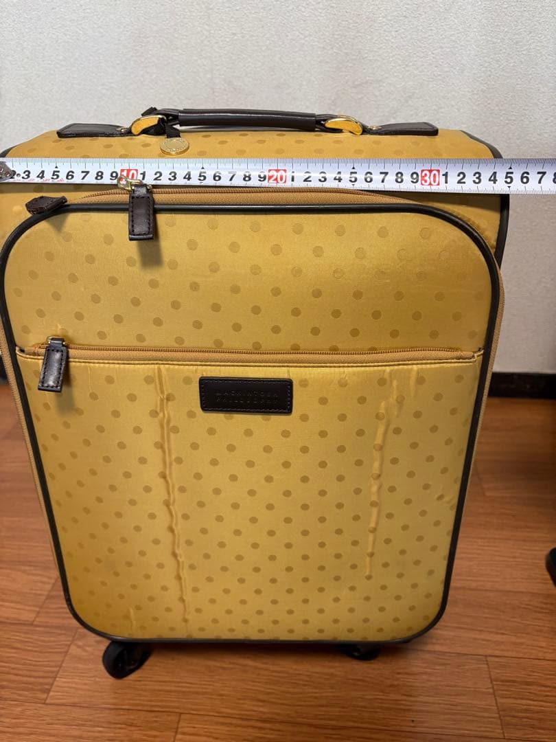 ACE イエロードット柄キャリーカート　ソフト　美品　マッキントッシュ