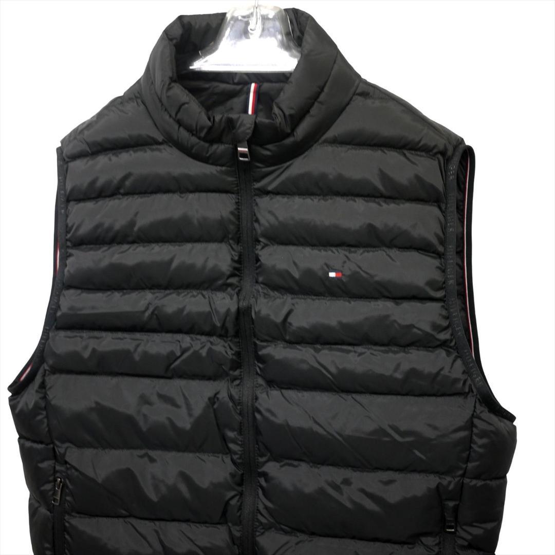 新品 トミーヒルフィガー THPROTECT 軽量 耐水 中綿ベスト XXL 黒