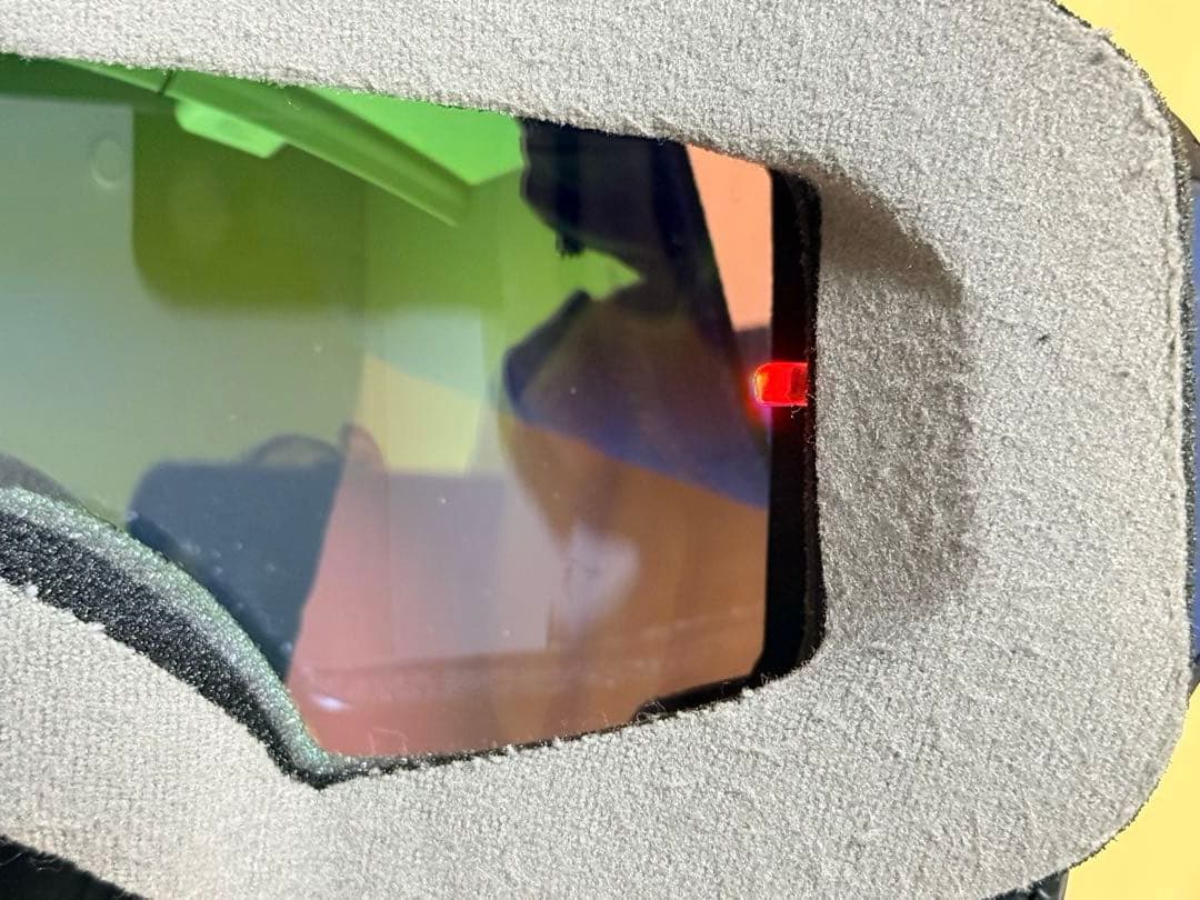 Abom HEET フラッシュグリーンミラー 美品 電熱ゴーグル 激レア