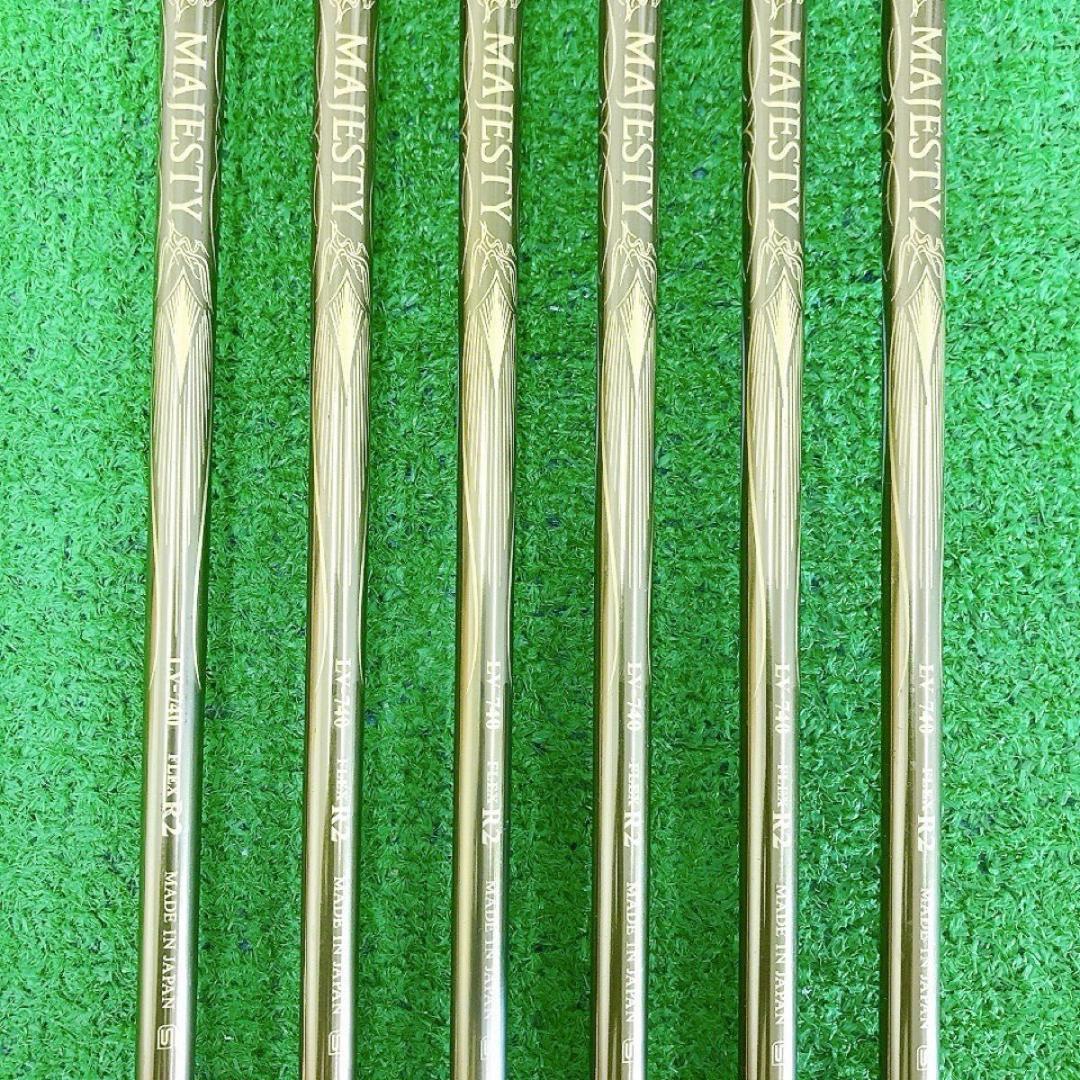 テ11★マジェスティプレステジオ11 6本アイアンセット R2 LV740 金
