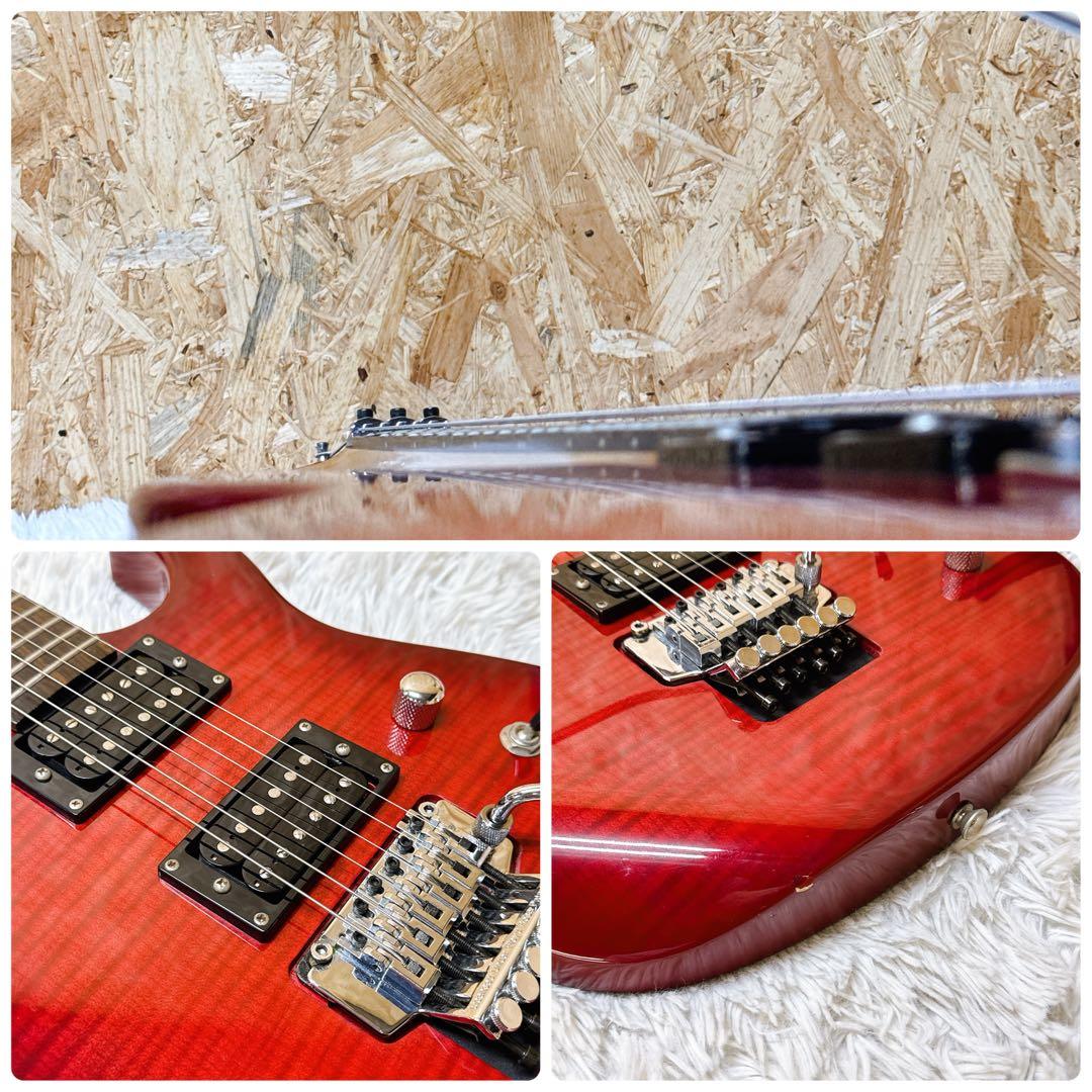 B.C.Rich ASM フレイムメイプルトップ ロック式 フロイドローズタイプ
