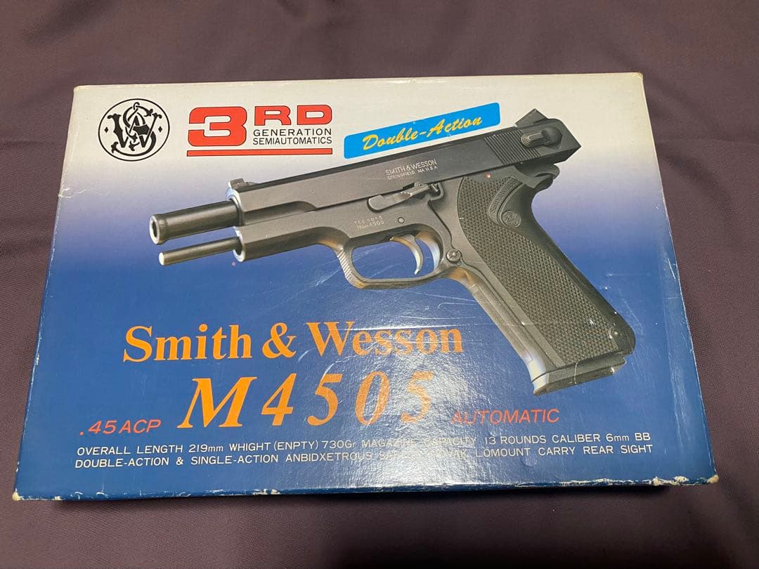 タナカ S&W M4505 41/4インチ ガス漏れあり