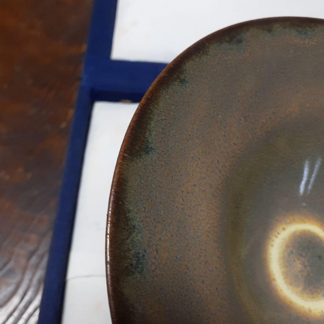 北宋定窯黒釉天目碗