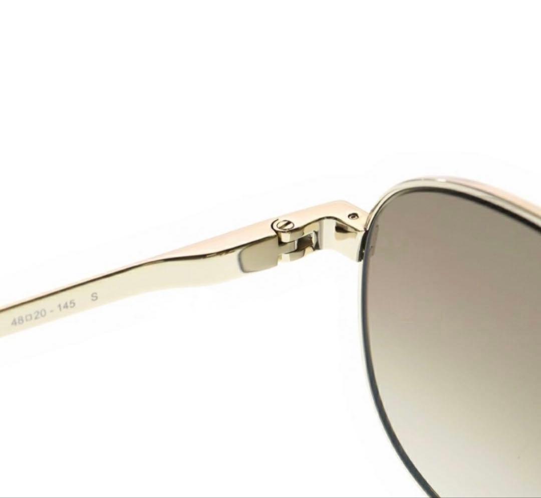 未使用　サンローラン　SL555 003 サングラス　ブラウン　ゴールド