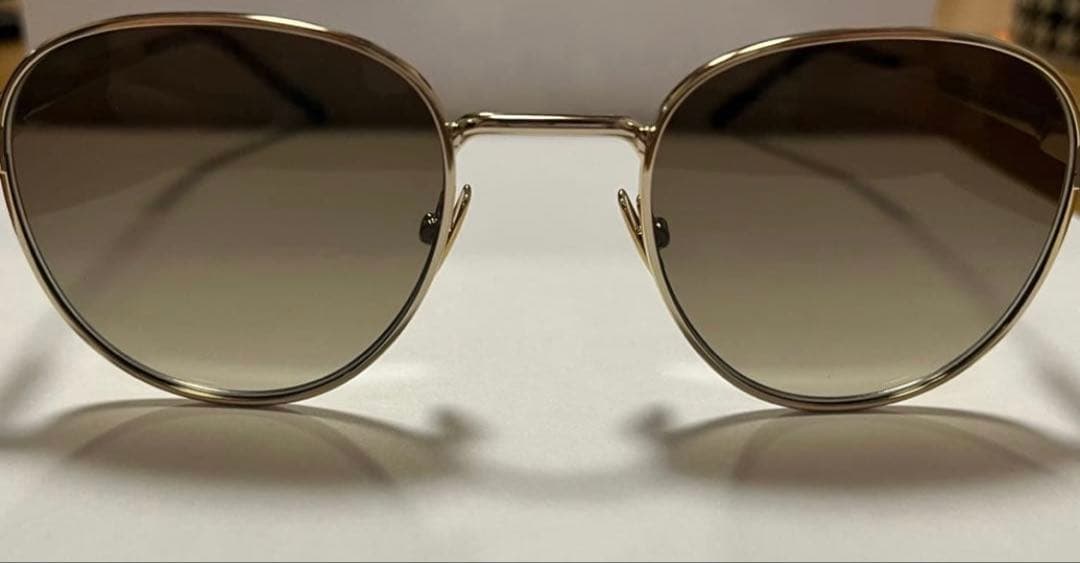 未使用　サンローラン　SL555 003 サングラス　ブラウン　ゴールド