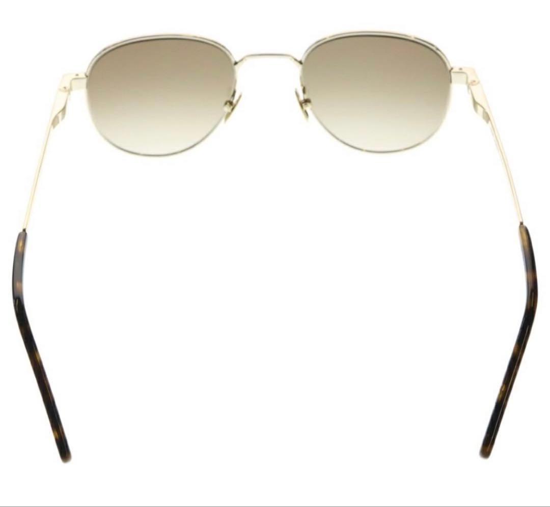 未使用　サンローラン　SL555 003 サングラス　ブラウン　ゴールド