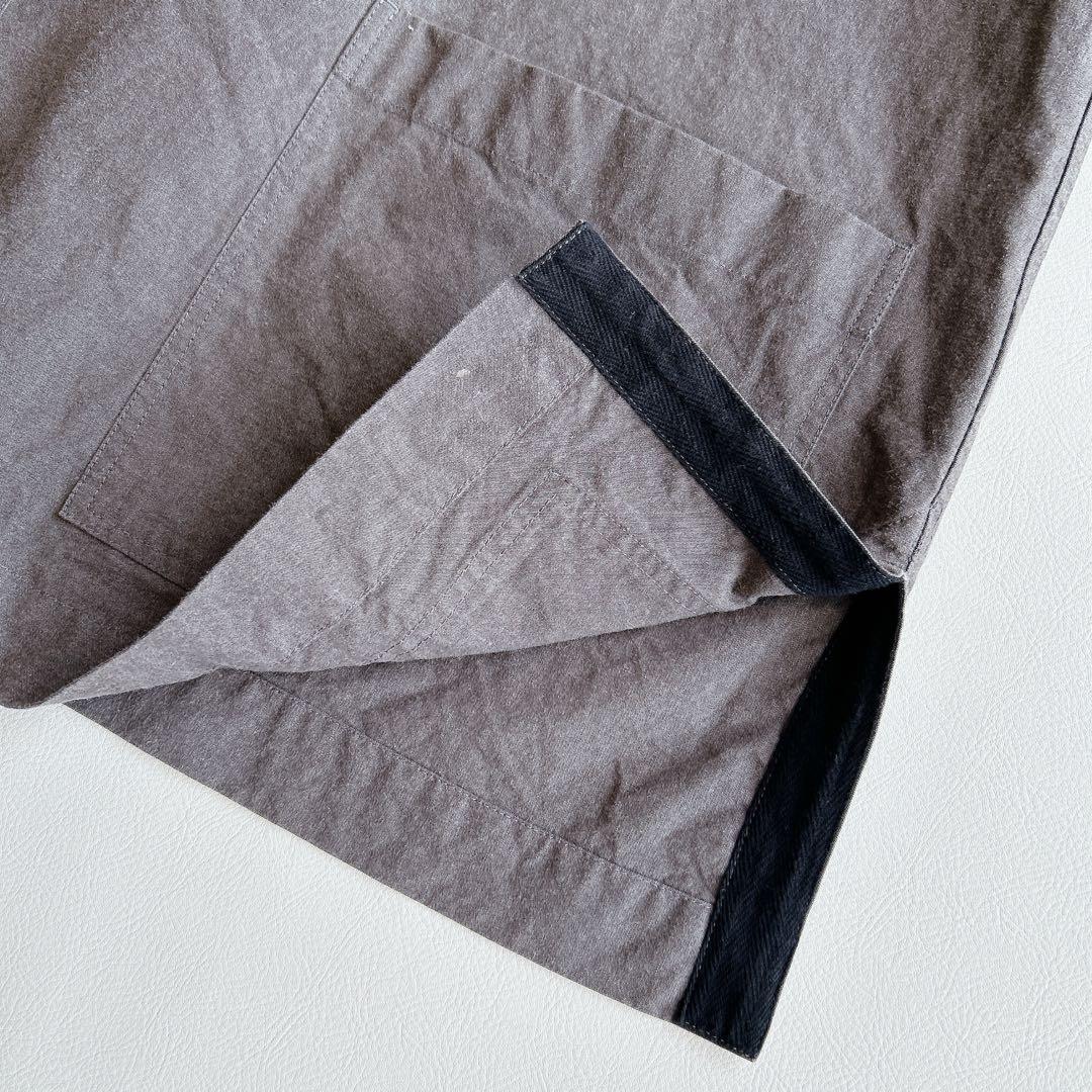 MHL. ⿻ メランジ コットンシャンブレー プルオーバー ルーズ ナチュラル