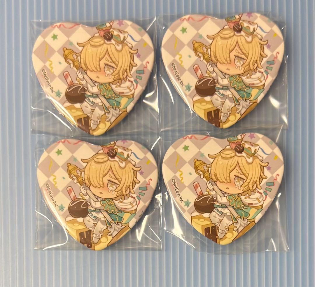 スイーツパラダイス ハート缶バッジ 4周年 墓守 4