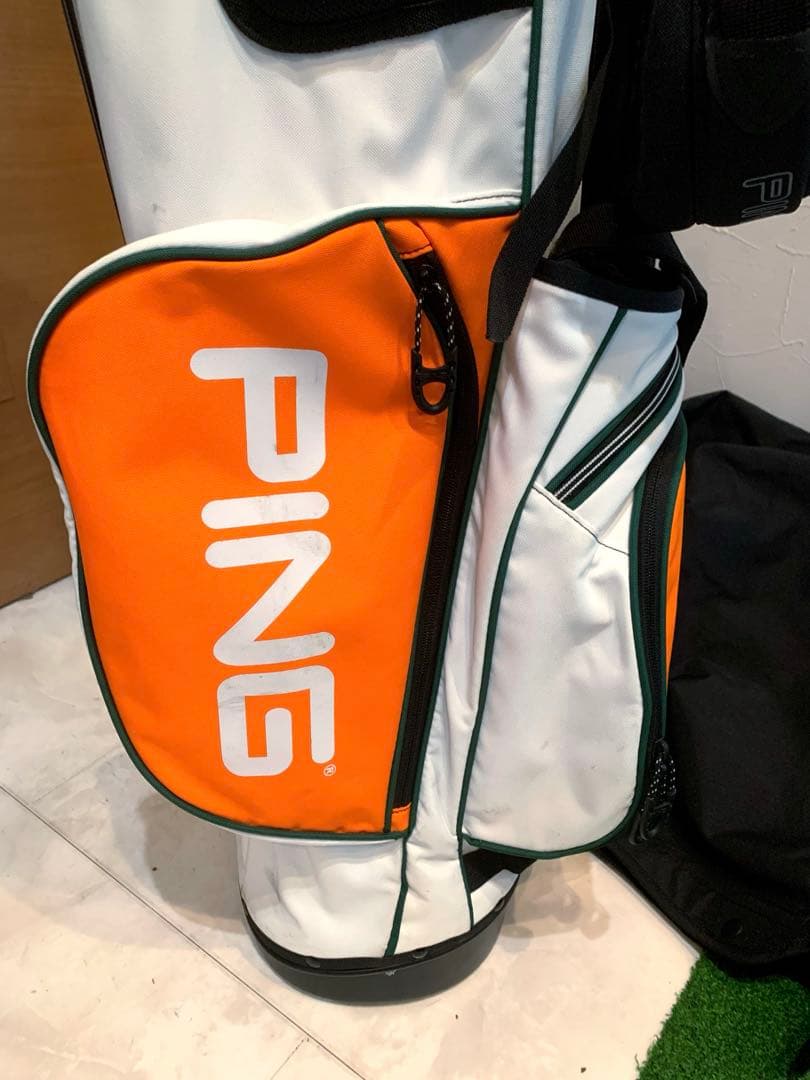 良品　PING ピン　E2 軽量　スタンド　キャディバッグ